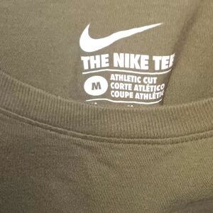 Nike Olive Green Athletic Cut Tee